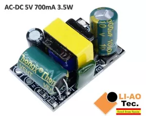 AC-DC 5V 700mA 3.5W AC 220V to 5V DC Step Down Power Supply Module - Bild 1 von 7
