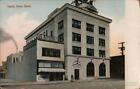 Santa Rosa,Ca View Of Bank Building Sonoma County California Postcard Vintage