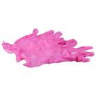 100PCS Pink Gauntlets Latex Works Gloves Portable Disposable Glove  Baking