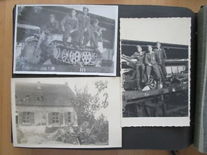 LW-Fotoalbum mit 132 Fotos "Meine Dienstzeit" Südfront usw. - Bild 1 von 17