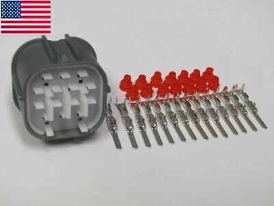 NUEVO CONECTOR TORRE CHOQUE 14 hilos para OBD1 Honda Civic / Integra / Del sol  Foto 1 de 2