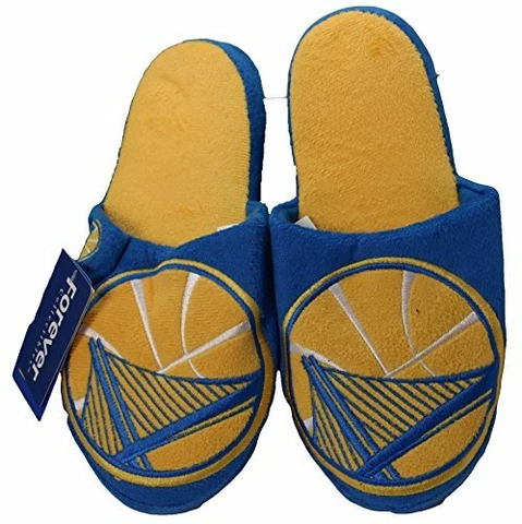 Golden State Warriors NBA Men's Slip On Slippers Size X-LARGE 13-14 Cover