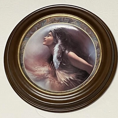 Vintage Bradford Exchange – "The Promise" Plate – Native American Art – Framed - Image 1 of 4