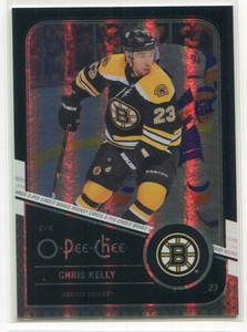 2011-12 O-Pee-Chee Black Rainbow 383 Chris Kelly 8/100