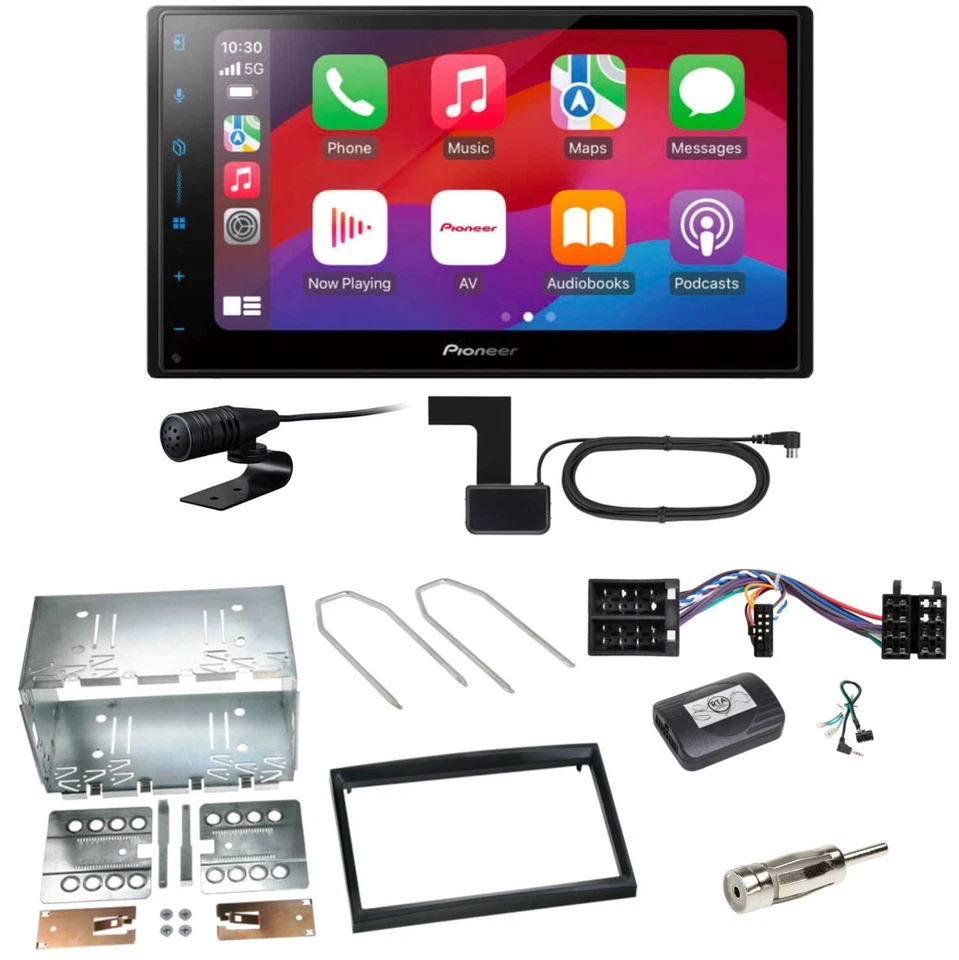 Pioneer SPH-DA77DAB CarPlay Android Auto Einbauset für Peugeot 307 Citroen C2 C3 - Bild 1 von 1