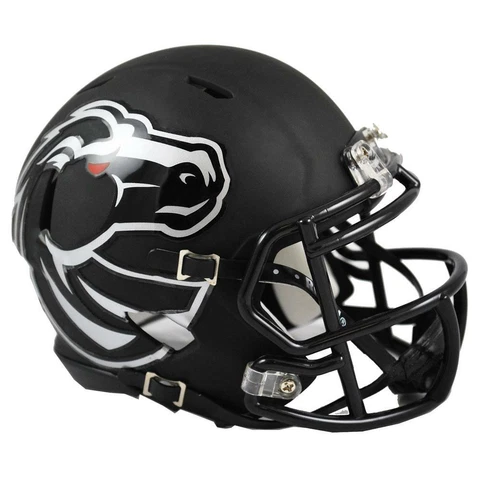 Boise State Broncos Black Riddell Speed Mini Football Helmet Cover