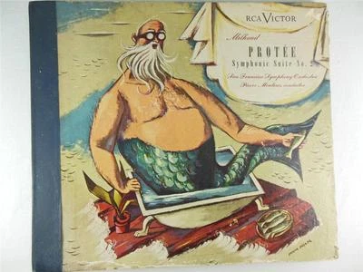 PROTEE: DARIUS MILHAUD / Pierre Monteux / SF Symphony / 3 X 78's / from 1945 - Image 1 of 4