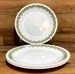 SET OF 4 - CORNING CORELLE - CRAZY DAISY SPRING BLOSSOM - 8 1/2" LUNCHEON PLATES - Picture 1 of 4