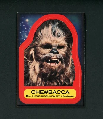 Chewbacca 1977 Topps Star Wars Sticker #16 NM-MT - Image 1 of 2