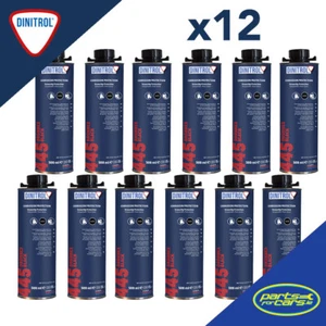 DINITROL 445 Black Stone Chip Underbody Protection Rust Prevention 12x 1L BLACK - Imagen 1 de 2