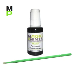 Paint Stick IN Ral 9011 Graphite Black Silky Lustre With 20ml + Free Lacktupfer - Picture 1 of 2