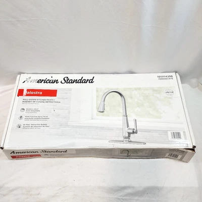 Grifo de cocina extraíble American Standard Palestra acero inoxidable 7438301.075 Foto 1 de 4