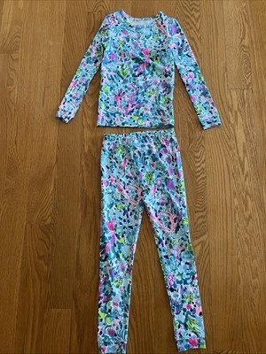 Пижамный набор Lilly Pulitzer для девочек размер 6 Sammy пикирующий бар разноцветный - Изображение 1 из 4