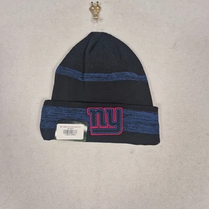 New Era Strickmütze Herren schwarz OS NFL New York Giants 2021 Sideline Tech Cuffed - Bild 1 von 6