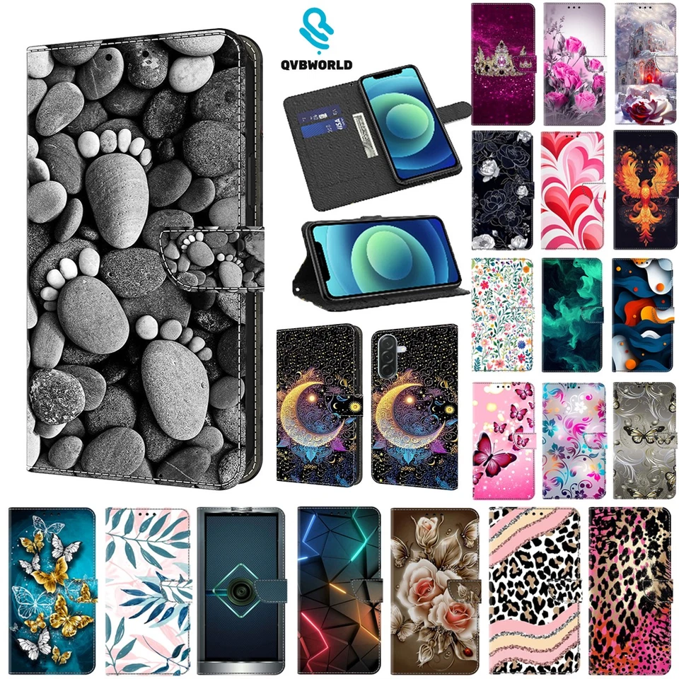 For Samsung Galaxy S21+ S20+ S10 S21 FE S20Ultra Magnetic Flip Wallet Case Cover - Image 1 of 4
