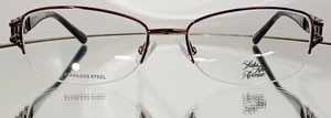 Gafas SAKS FIVE AVENUE SAKS 276 0DE7 MARRÓN OSCURO Nuevas Semirimless 53-17-130 - Imagen 1 de 14