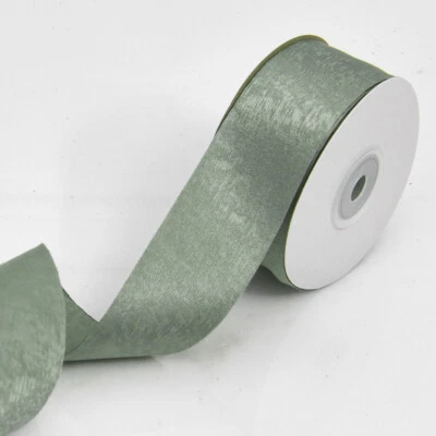 10m DIY Velvet Ribbon Trim Double-Sided Pressed Edge Webbing Gift Wrapping Craft - Image 1 of 4