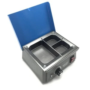 Dental Wax Pot Wax Heater 3-well Wax Heating Analog Dipping Pot Dental Lab tool - Picture 1 of 9