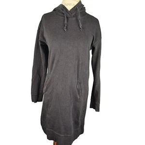 Toad & Co Womens Navy Blue Follow Through Hooded Dress Medium - Picture 1 of 5