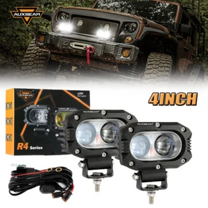 Auxbeam 4" LED Work Light Off-road Driving Fog Light Spot For Truck Pickup SUV - Picture 1 of 12