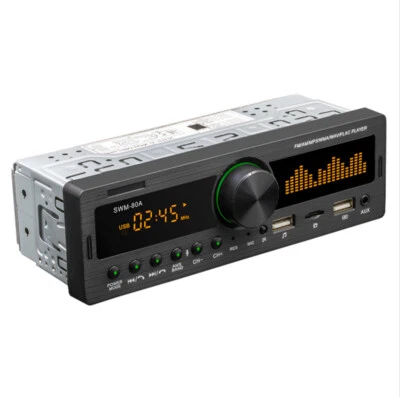 Reproductor de radio MP3 USB TF SD entrada auxiliar FM AM audio estéreo para automóvil Bluetooth Foto 1 de 4