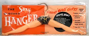 Vintage Novelty Sexy Legs in Underwear Clothes Hanger Gag Gift New Old Stock - Picture 1 of 5