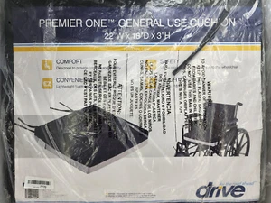 DRIVE PREMIER ONE ALLGEMEINER GEBRAUCH KISSEN 22""B X 18""T X 3""H KOMFORT & BEQUEM - Bild 1 von 5