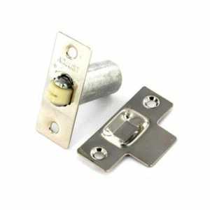 Securit Adjustable Roller Ball Door Catch - Nickel Plated - Picture 1 of 1