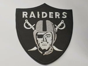 Oakland Raiderss Logo iron on or sew on Patch Gridiron NFL LA - Picture 1 of 2