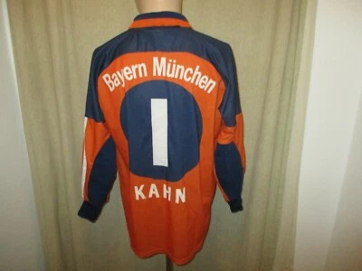 FC Bayern München Adidas Torwart Trikot 2000/01 "OPEL" + Nr.1 Kahn Gr.S- M - Bild 1 von 4