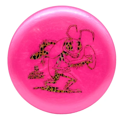 Discraft Golf Disc PUTTER Big Z Roach Marbled 173-174g Hot Pink Foil Leopard  - Image 1 of 4