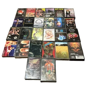 Rock Metal Glam Hair Huge Cassette Lot Nazareth Dokken Van Halen Skid Row - Imagen 1 de 19