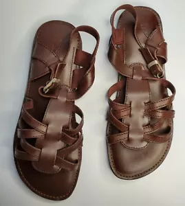 NUOVISSIMI SANDALI ROMANI IN PELLE JOLLY KNOCKER SPEDIZIONE GRATUITA NEGLI USA - Foto 1 di 15