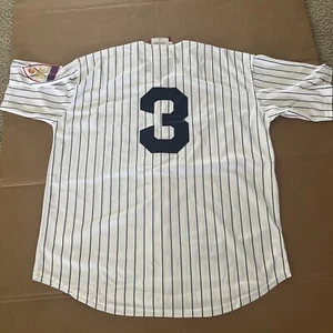 NEW!!!! NEW YORK YANKEES BABE RUTH JERSEY WHITE PIN STRIPE XL - Picture 1 of 2