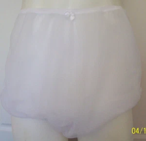 3 FULL LAYERS White SHEER NYLON  Granny  FULLER POOF PANTY BUBBLE * 30 - 40" ** - Picture 1 of 4