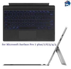 Wireless Keyboard Backlit Type Cover Magnetic for Microsoft Surface Pro 7/6/5/4 - Picture 1 of 8