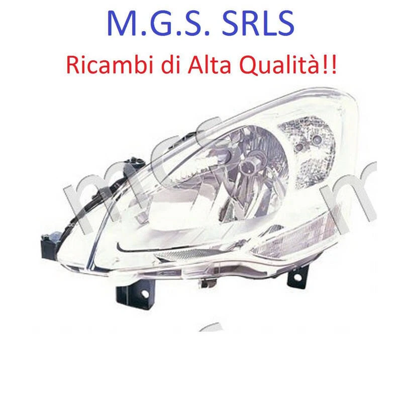Proiettore (H4) mot regolaz SX Citroën BERLINGO VAN/MULTISPACE (06/08>02/12) - Immagine 1 di 1