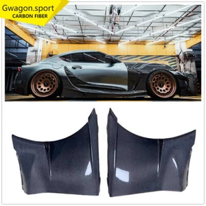 Carbon Fiber Black Front Fender Fit For SUPRA A90 2020-2023 Special Offer - Picture 1 of 4