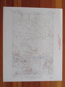 Mapa de ratón original vintage del USGS de Havre Montana 1946 - Imagen 1 de 1