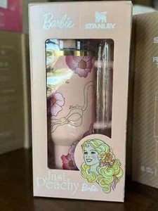 Barbie x Stanley 80's Peaches N' Cream 40 oz Quencher Tumbler - Picture 1 of 1