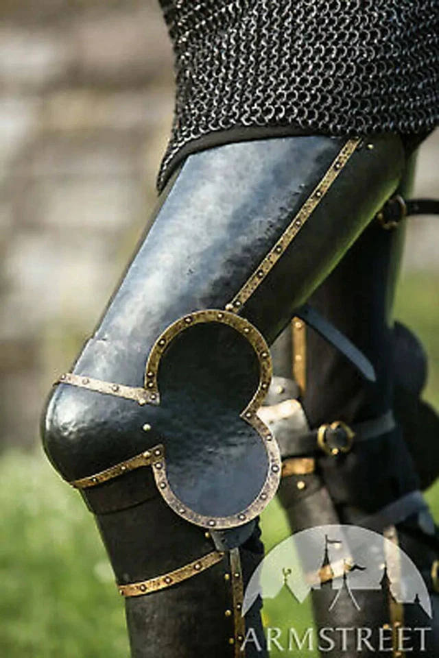 哥特式全腿盔甲套装 18 号钢制中世纪收藏品复制品 YZ510 — 第 1/3 张图片