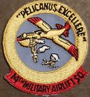 Usaf 14Th Military Airlift Squadron Military Patch 'Pelicanus Excellere' Color