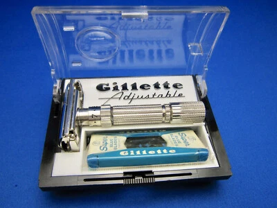 Gillette Vintage FATBOY Adjustable  TTO Razor G1 1961 Made In U.S.A. MINT COND - Image 1 of 4