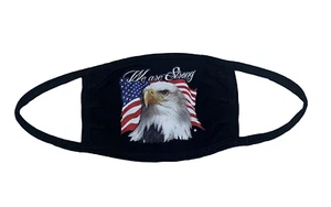 PAMASK05 Port Authority Patriot USA We Are Strong American Eagle Flag Face Mask - Picture 1 of 6