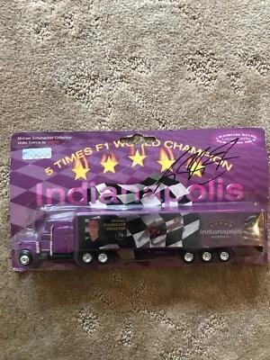 Michael SCHUMACHER signed Mini Truck INDY US GRAND PRIX  5 x F1 WORLD CHAMPION  - Image 1 of 4