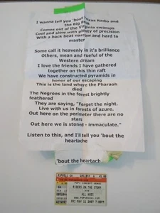 The Doors 100% setlist canzoni autentiche + biglietto stub - Foto 1 di 24