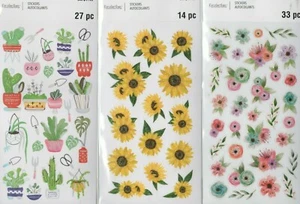Juegos de pegatinas temáticas FLORES recuerdos ~ ¡Bonito! U Pick! Envío rápido - Imagen 1 de 4