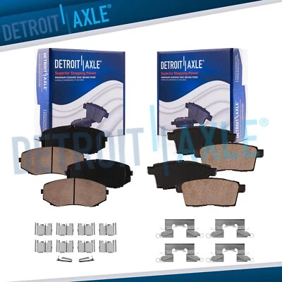Front Rear Ceramic Brake Pad Hardware for Ford Edge Lincoln MKX Mazda CX-7 CX-9 - Image 1 of 4