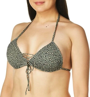 Body Glove Baby Love Copa Moldeada Push Up Triángulo Bikini Top ~ Felino ~ Pequeño Nuevo con Etiquetas Foto 1 de 4