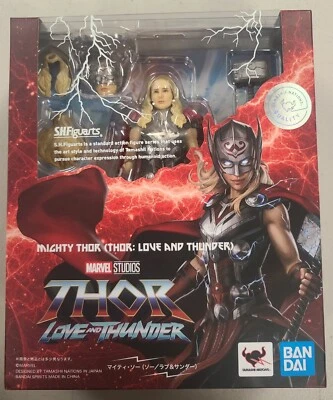 Figura de acción Bandai S.H.Figuarts Mighty Thor Love and Thunder SHF 2022 sellada. Foto 1 de 4